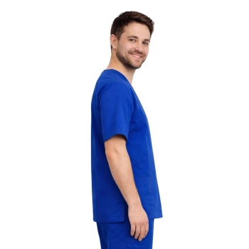 Bluza chirurgiczna męska chabrowa roz. S